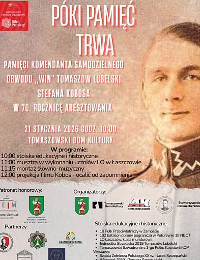 Tomaszów Lubelski odda hołd mjr. Kobosowi-369400