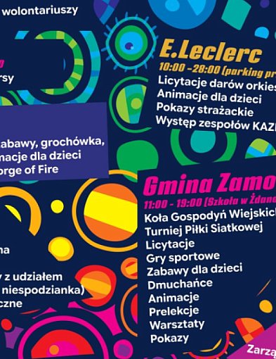 34. Finał WOŚP w Zamościu – 25 stycznia 2026 r.