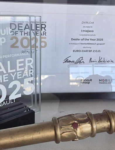 Salon Euro-Car w Zamościu dealerem roku 2025