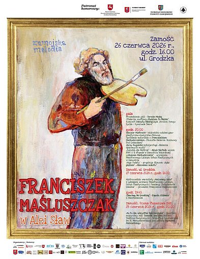 Franciszek Maśluszczak w Alei Sław. Program wydarzenia