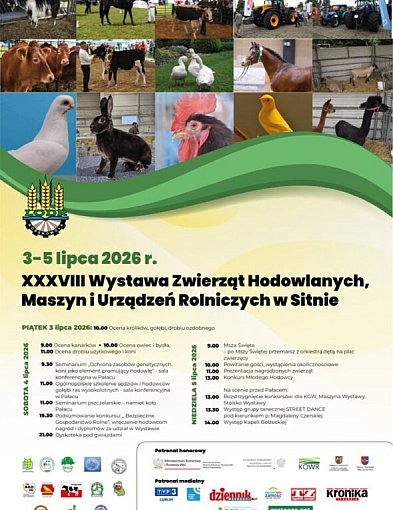 XXXVIII Wystawa Zwierząt Hodowlanych, Maszyn i Urządzeń Rolniczych w Sitnie