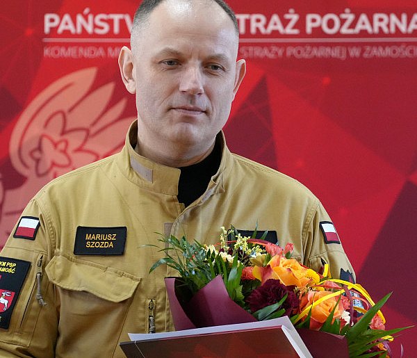26 lat walki z ogniem. Zamojski strażak zakończył służbę-369367