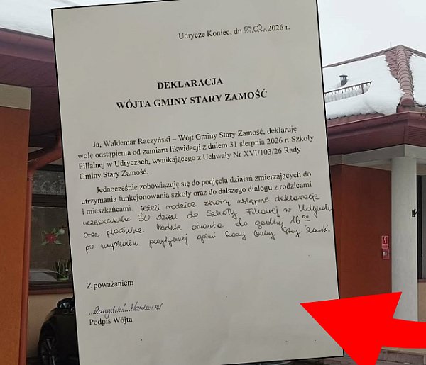 Szkoła w Udryczach może przetrwać – walka mieszkańców trwa!