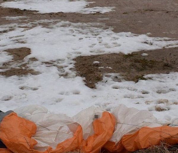 Wypadek z udziałem paralotniarza