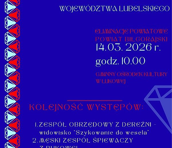 Kultura w centrum uwagi – zaproszenie do GOK w Łukowej