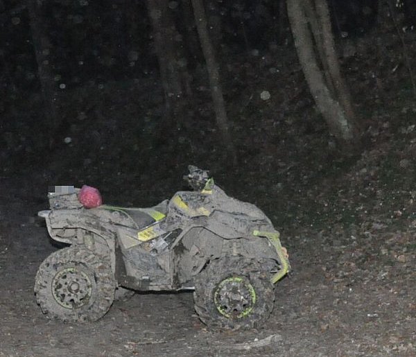 Wypadek w lesie pod Turobinem. Quad przygniótł 33-latka