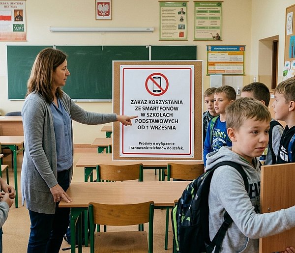 Zakaz smartfonów w podstawówkach od września