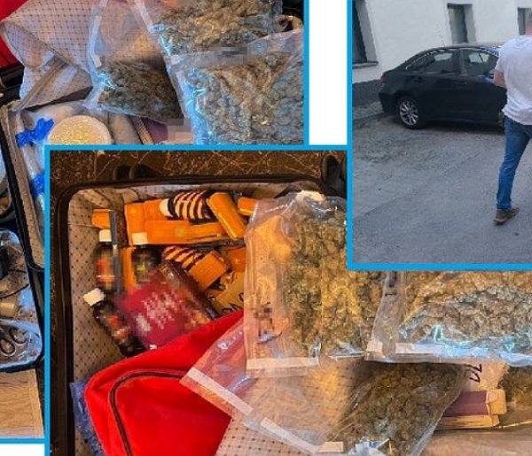 26 kg narkotyków i 400 tys. zł. Wielka akcja policji z Zamościa