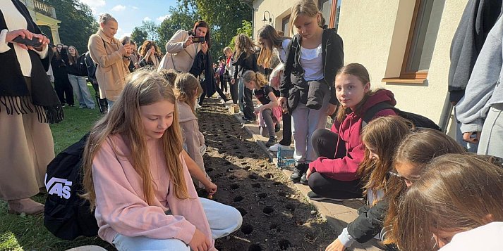 Pola Nadziei obsadzone przy Hospicjum Santa Galla