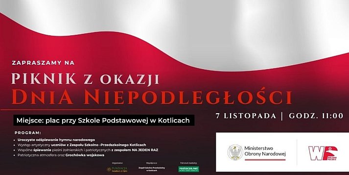 Piknik z okazji Dnia Niepodległości w Kotlicach