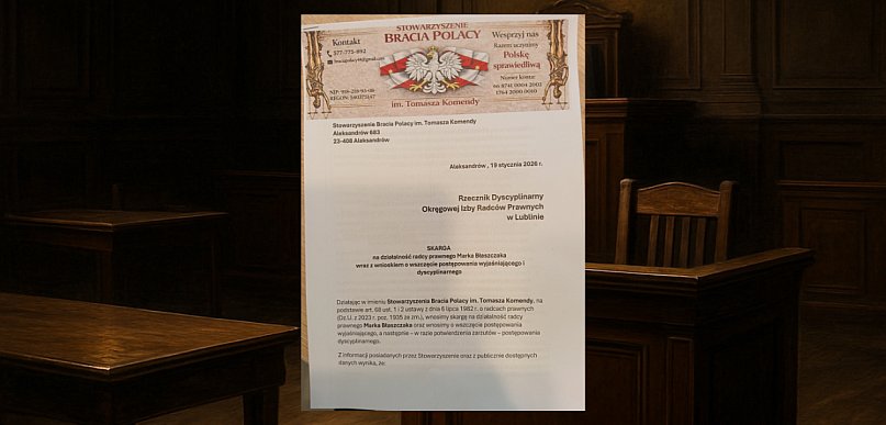 Skarga dotycząca radcy prawnego z Biłgoraja. Izba bada sprawę
