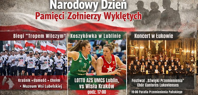 Narodowy Dzień Pamięci Żołnierzy Wyklętych: Biegi, Mecz, Koncert
