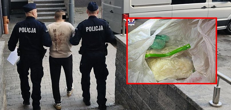 Policyjna akcja w Zamościu. 4300 porcji narkotyków zabezpieczonych