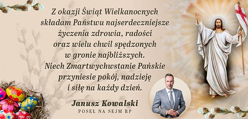 Poseł na Sejm RP Janusz Kowalski