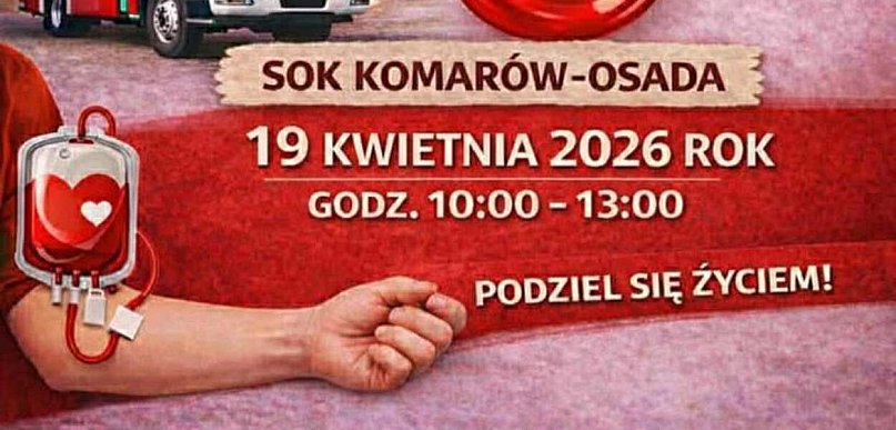 Oddaj krew - akcja strażaków z Komarowa-Osady