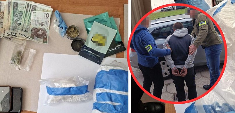 Narkotyki, gotówka i telefony – zatrzymanie w powiecie krasnostawskim