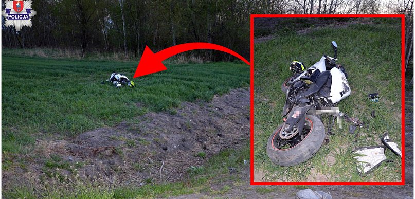 Dwa groźne wypadki motocyklistów w powiecie zamojskim