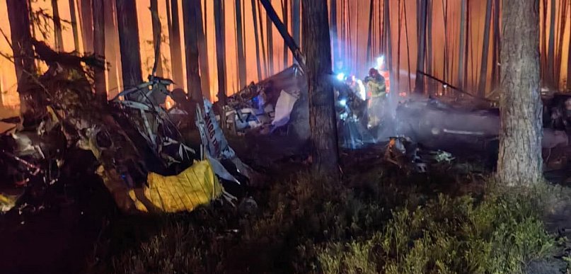 Katastrofa w ogniu! Pilot zginął podczas walki z pożarem