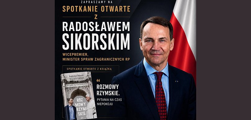 Spotkanie z Radosławem Sikorskim w Tarnogrodzie