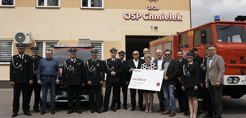 OSP dostało wsparcie po pożarze Puszczy Solskiej