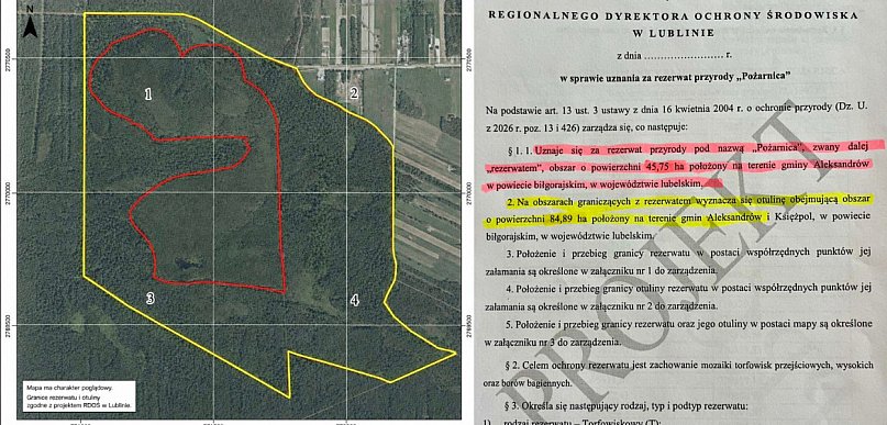Burza wokół rezerwatu w Aleksandrowie. Mieszkańcy grożą protestem