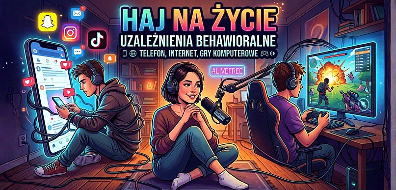 HAJ NA ŻYCIE. Uzależnienia behawioralne – telefon, Internet i gry komputerowe