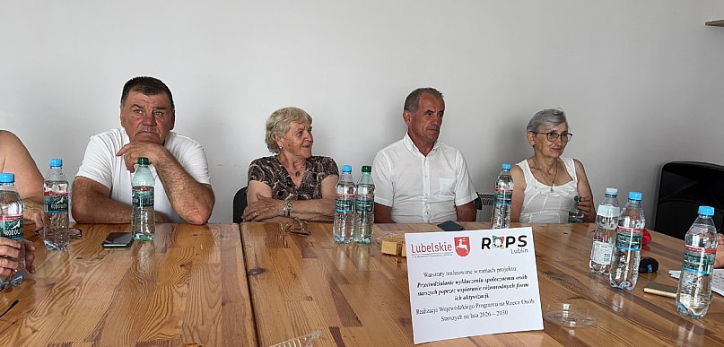 Projekt dla seniorów w powiecie zamojskim. Trwają warsztaty