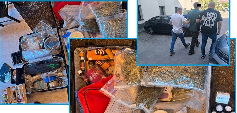 26 kg narkotyków i 400 tys. zł. Wielka akcja policji z Zamościa