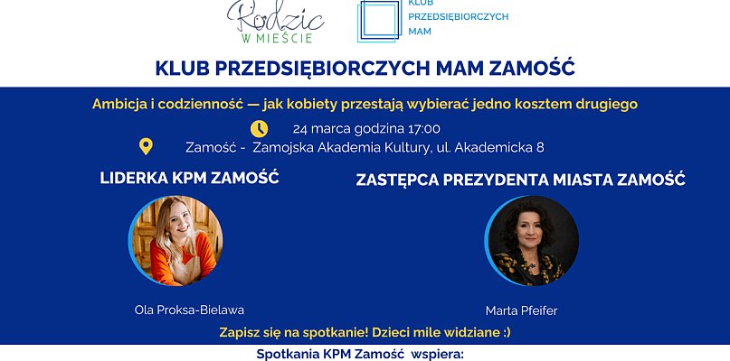 Marta Pfeifer gościem Przedsiębiorczych mam