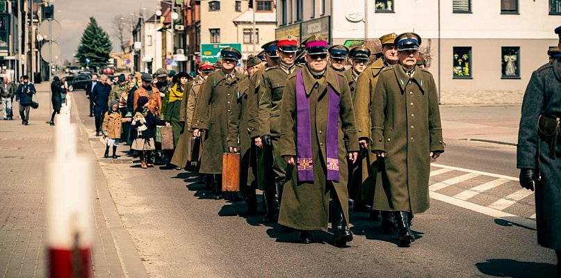 Marsz Pamięci i obchody Katynia w Tomaszowie Lubelskim