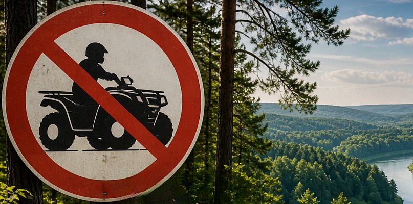 Zakaz wjazdu do lasu – kontrole quadów na Roztoczu