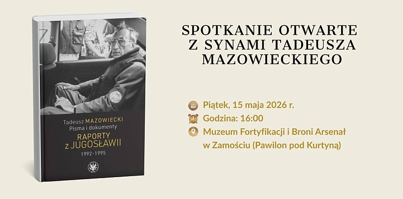 Synowie Tadeusza Mazowieckiego odwiedzą Zamość