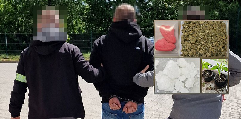 Narkotykowy nalot w gminie Susiec. 39-latek z zarzutami