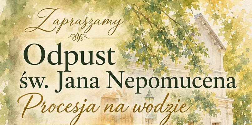 Procesja na wodzie w Zwierzyńcu