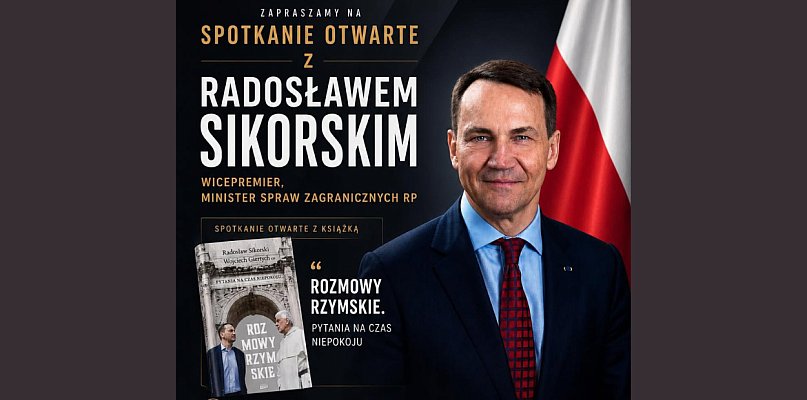 Spotkanie z Radosławem Sikorskim w Tarnogrodzie