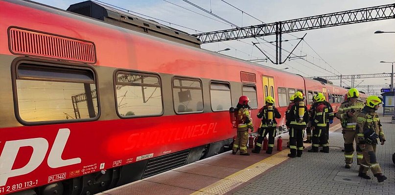 Pożar pociągu Kasztelan (Hrubieszów-Zamość-Kraków)