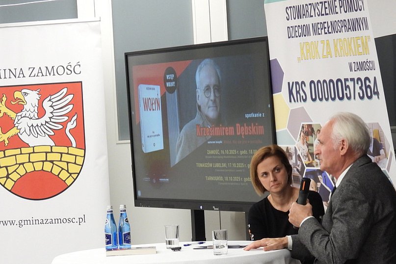 Krzesimir Dębski o Wołyniu – spotkanie w Zamościu
