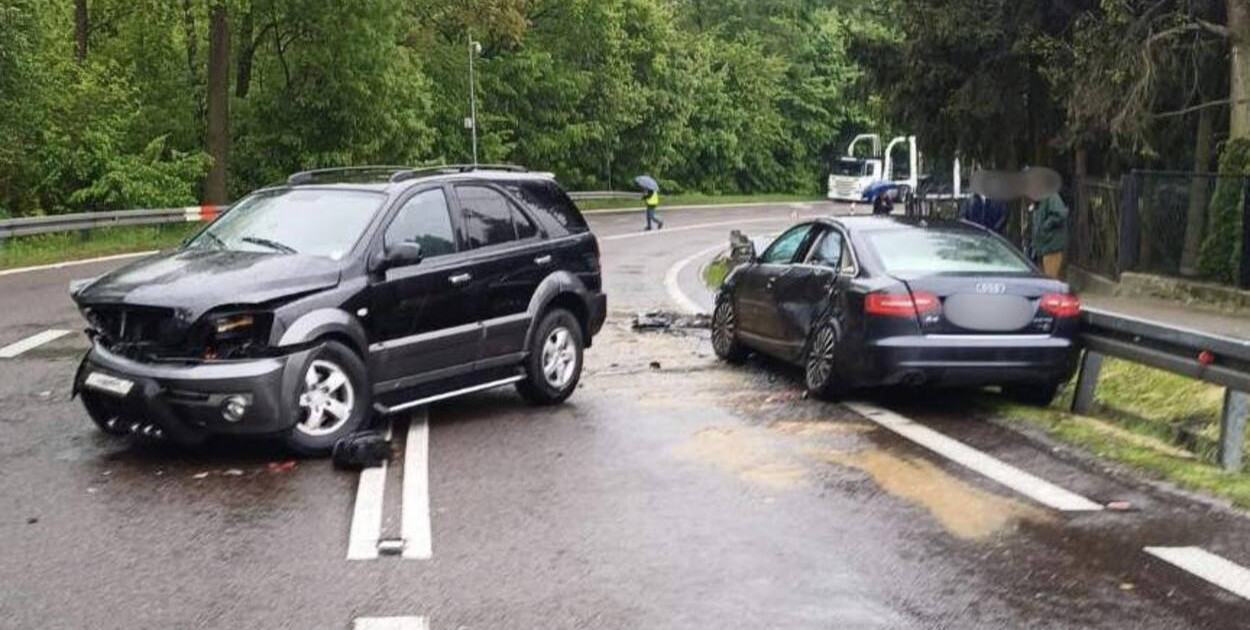 Całkowicie zablokowana droga krajowa numer 17 w Izbicy