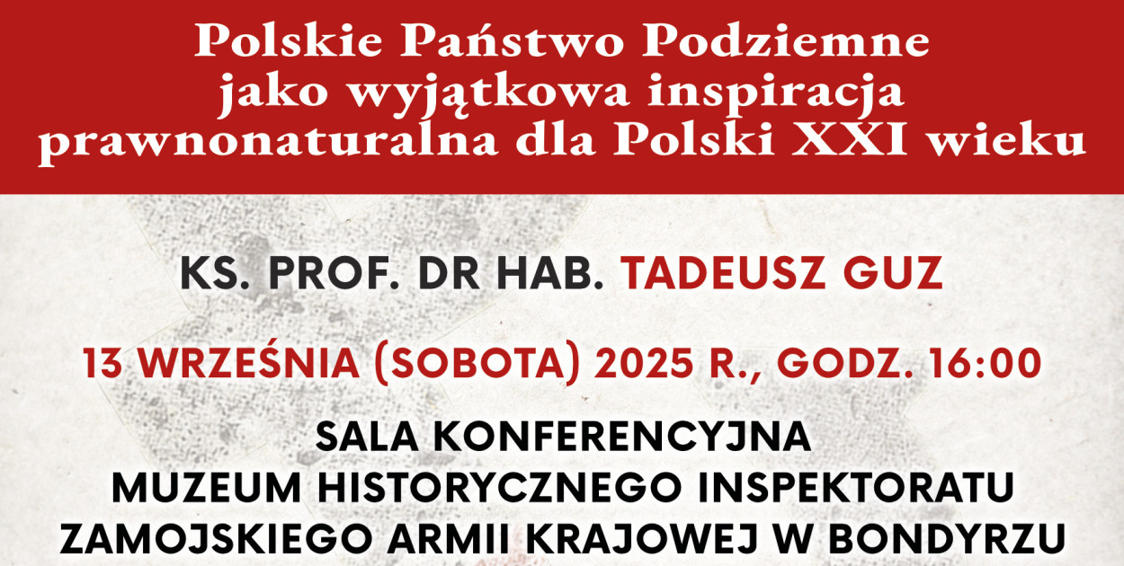 Materiał organizatora