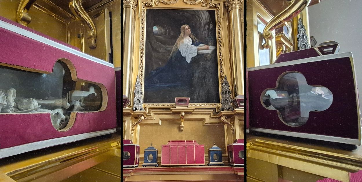 Relikwie świętych i błogosławionych w Katedrze Zamojskiej. Foto. Małgorzata Sobczuk