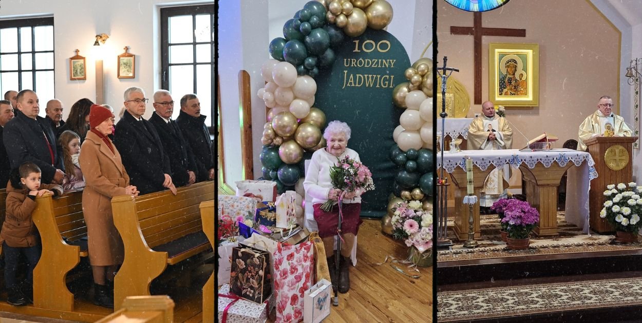 Pani Jadwiga Solska świętuje setne urodziny – uroczystość pełna wzruszeń, gratulacji i życzeń