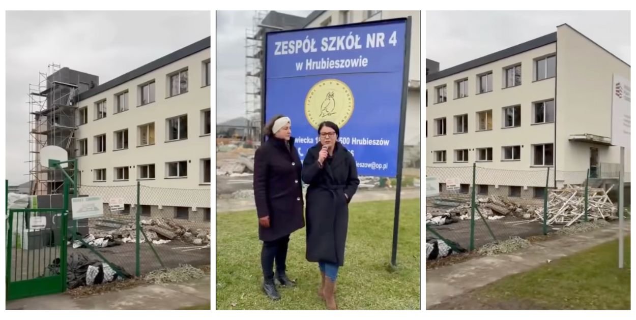 Anna Kusiak, radna Sejmiku Województwa Lubelskiego informuje: Zespół Szkół nr 4 w Hrubieszowie: brak ogrzewania, uczniowie na zdalnym nauczaniu