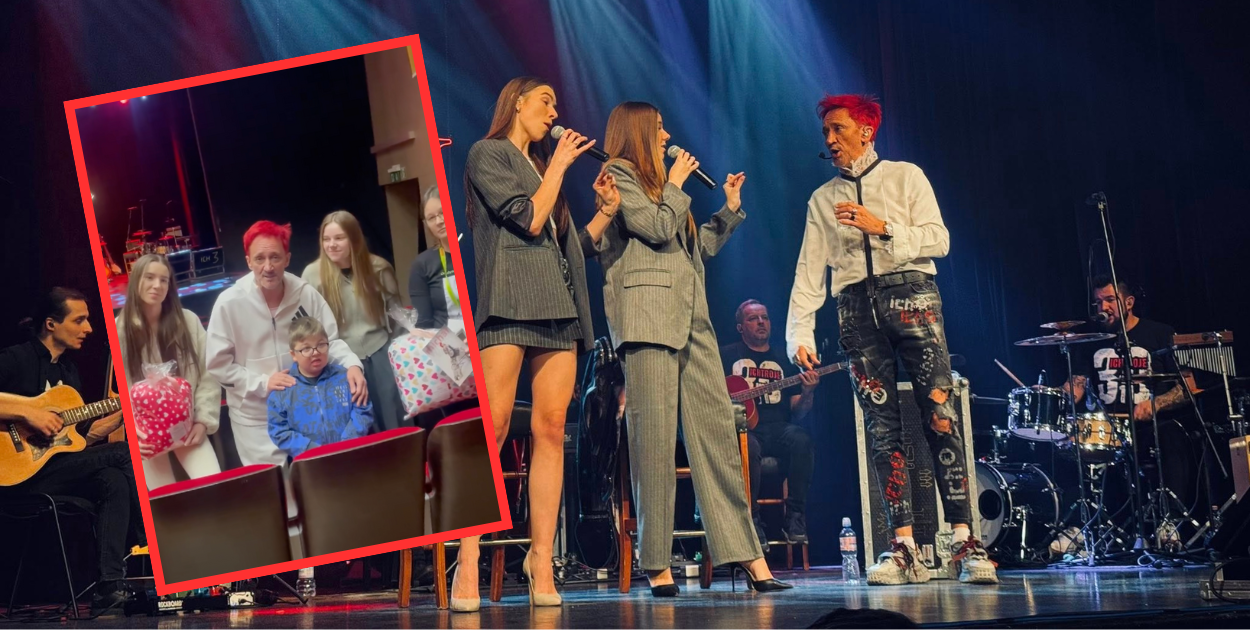 Biłgoraj. Michał Wiśniewski zagrał  dla Adasia Iwanejko