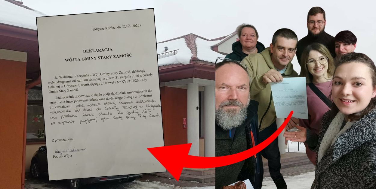 Szkoła w Udryczach może przetrwać – walka mieszkańców trwa!