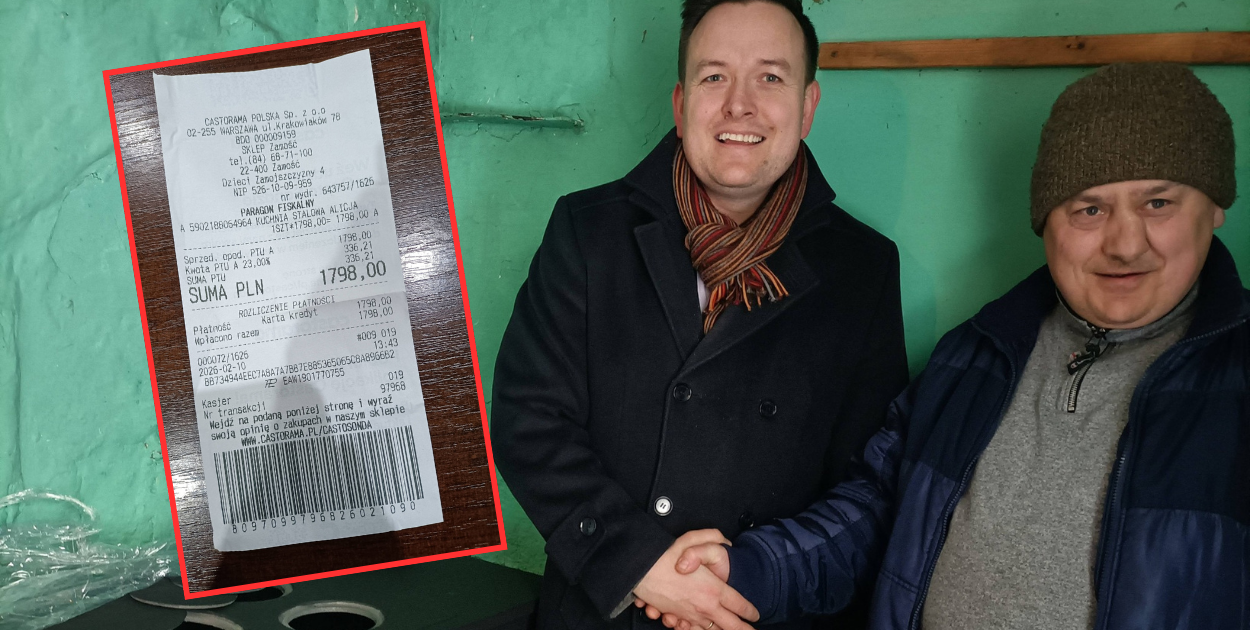 Wójt Sułowa wydaje „trzynastkę” na kuchnię dla potrzebującego