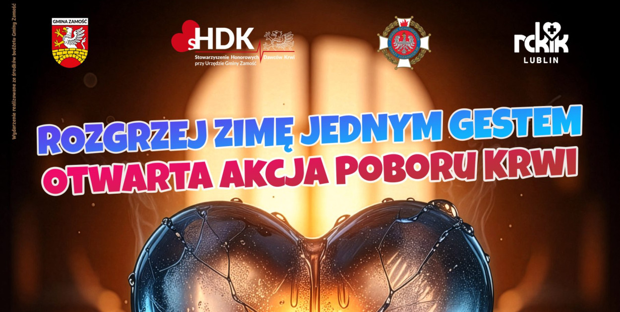 Rozgrzej Zimę Jednym Gestem” – 22 lutego w Płoskiem oddaj krew i uratuj życie!