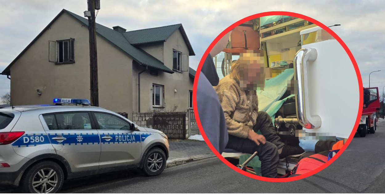 Biłgoraj: Policjanci wbiegli w ogień i uratowali 42-latków