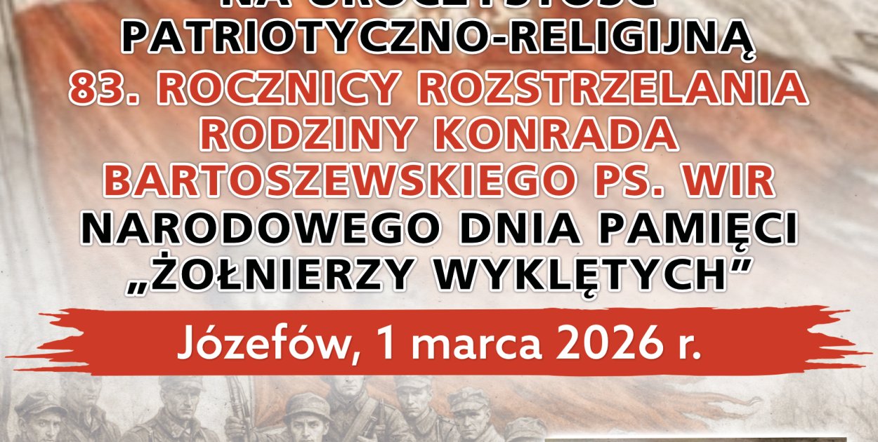 Patriotyczne obchody 1 marca w Zamościu i Józefowie. Hołd dla Żołnierzy Wyklętych