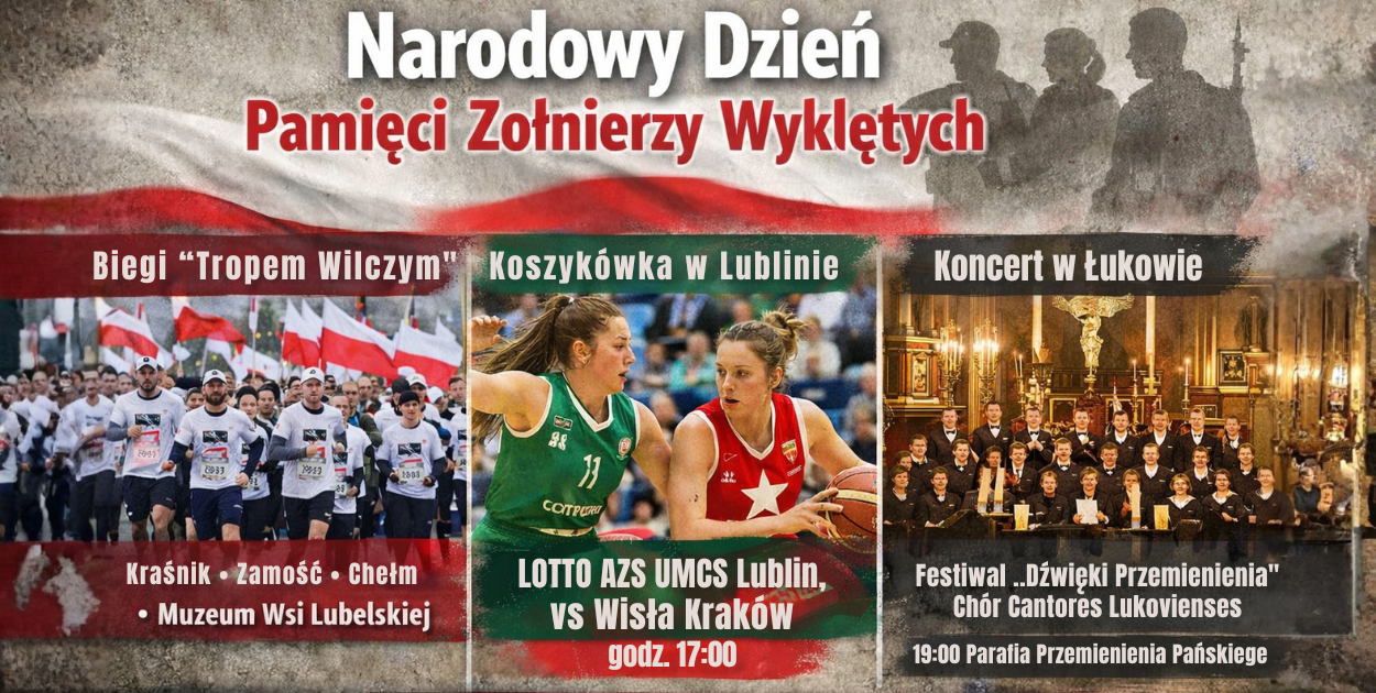Narodowy Dzień Pamięci Żołnierzy Wyklętych: Biegi, Mecz, Koncert