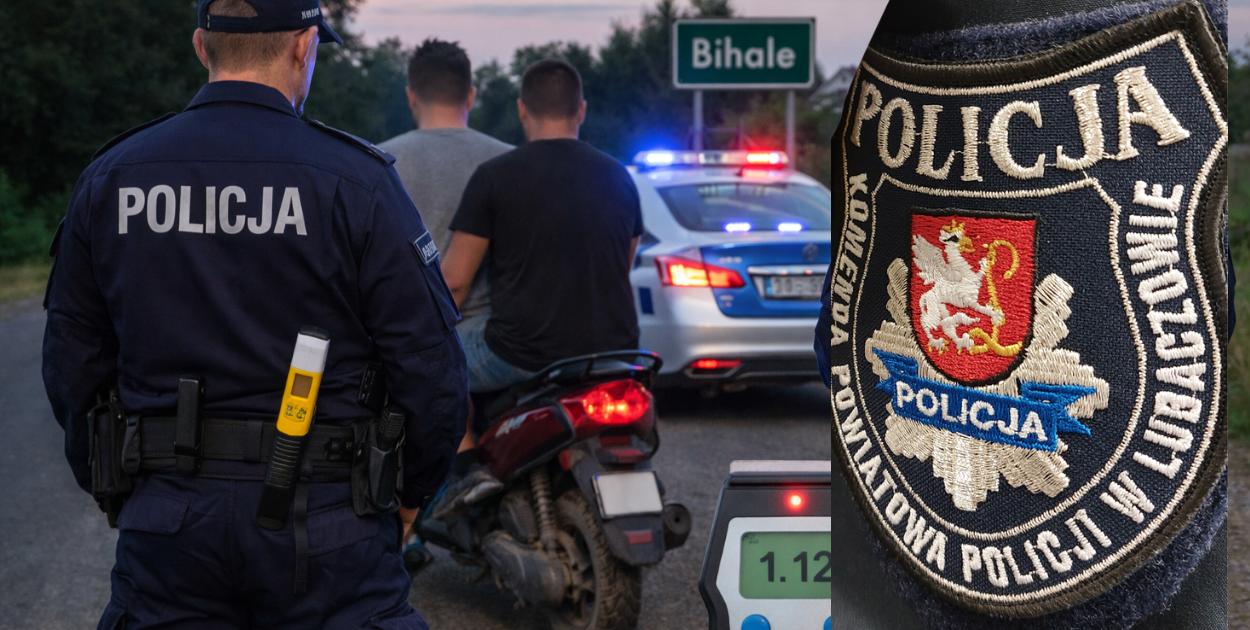 Pijany kierowca skutera zatrzymany w Bihalach